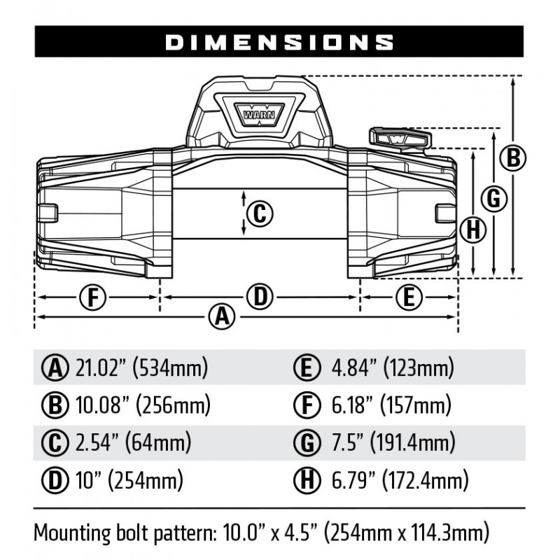 WARN VR EVO-12 S WARN VR EVO-12 S