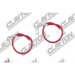 Front, extended Brake Lines CLAYTON OFF ROAD - Jeep Wrangler JK