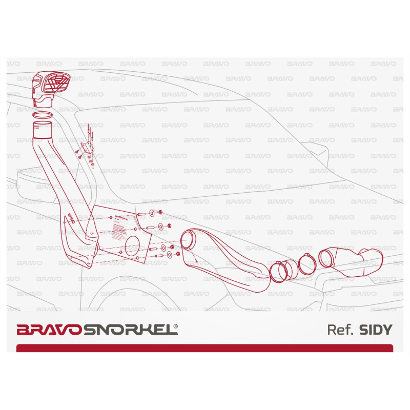 SNORKEL BRAVO ISUZU D-MAX 2020+ SNORKEL BRAVO ISUZU D-MAX 2020+