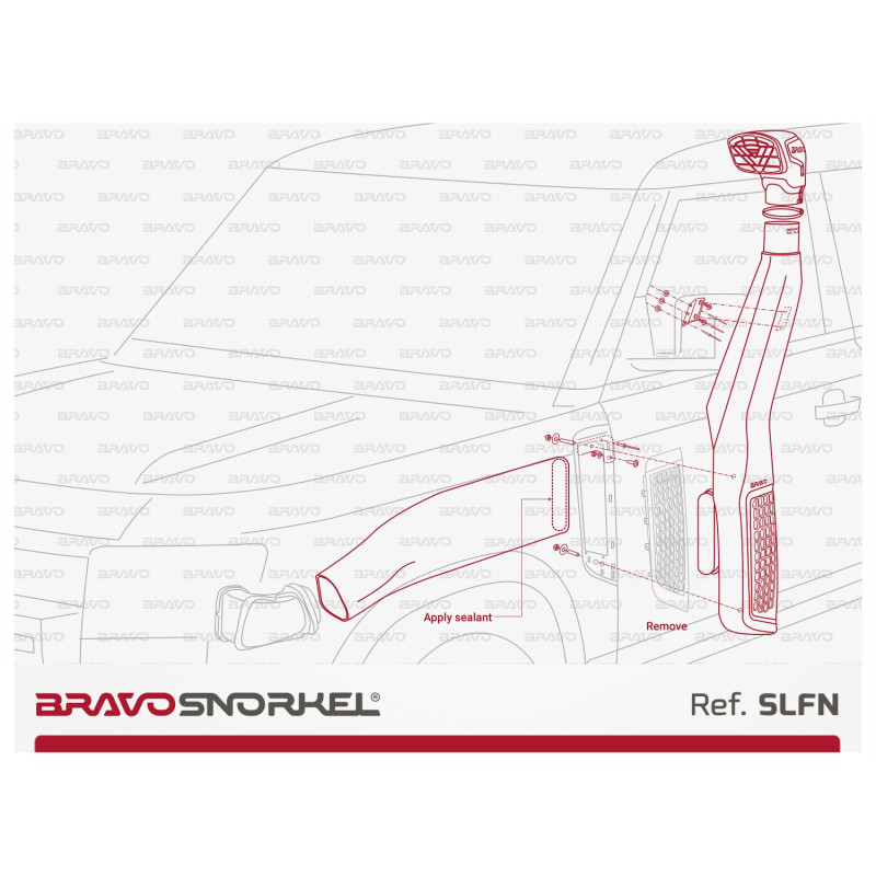 NEW DEFENDER 2019+ BRAVO SNORKEL NEW DEFENDER 2019+ BRAVO SNORKEL