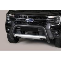CENTRAL STAINLESS STEEL BUMPER WITH A 76MM DIAMETER, NO CROSSBAR. CE CERTIFIED.