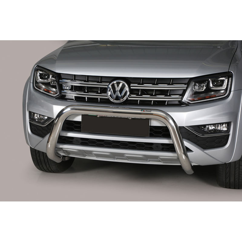 CENTRAL STAINLESS STEEL BUMPER Ø76MM WITHOUT CROSSBAR. CE APPROVED (HIGH-LINE; COMPATIBLE WITH 2.0 AND 3.0 V6 ENGINES) CENTRAL STAINLESS STEEL BUMPER Ø76MM WITHOUT CROSSBAR. CE APPROVED (HIGH-LINE; COMPATIBLE WITH 2.0 AND 3.0 V6 ENGINES)