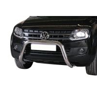 CENTRAL STAINLESS STEEL BUMPER Ø76MM WITHOUT CROSSBAR. CE APPROVED (HIGH-LINE; COMPATIBLE WITH 2.0 AND 3.0 V6 ENGINES)