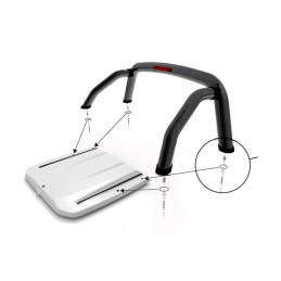 ROLLBAR INOX COMPATIBLE SPORTBAR MATE BLACK - PROFORM