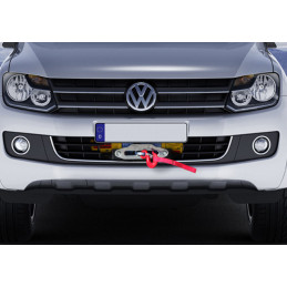 HIDDEN WINCH MOUNT TO INSTALL ON ORIGINAL BUMPERS - FOURWHEELER
