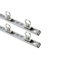CONJUNTO DE 2 RAILS DE CARGA DE 1473MM COM 4 GANCHOS
