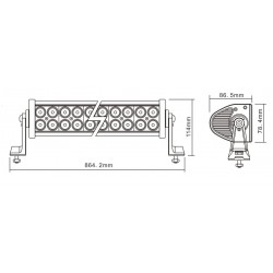 LED Light Bar NSL-18060-180W