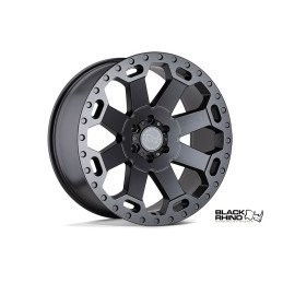 JANTE  WARLORD 17x8.0 ET52 (6x130 B84.10) CINZA FOSCO - BLACK RHINO