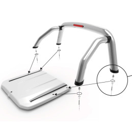 STAINLESS STEEL ROLL BAR COMPATIBLE TO SPORTBAR - PROFORM