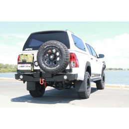 REAR BUMPER WITH DOUBLE WHEEL CARRIER AND JERRY CAN HOLDER - AFN