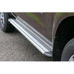 ALUMINUM PLATFORM RUNNING BOARDS. S50 TYPE (DOUBLE CAB)