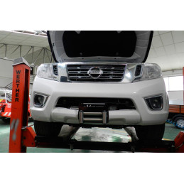 "HIDDEN" WINCH BASE FOR INSTALLATION IN THE ORIGINAL BUMPER