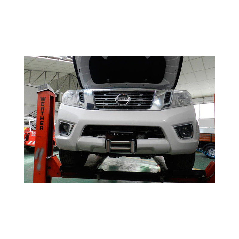 "HIDDEN" WINCH BASE FOR INSTALLATION IN THE ORIGINAL BUMPER "HIDDEN" WINCH BASE FOR INSTALLATION IN THE ORIGINAL BUMPER