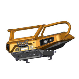 FRONT BUMPER WITH WINCH BASE AND INTEGRATED HEADLIGHTS. AFRICA VERSION - AFN