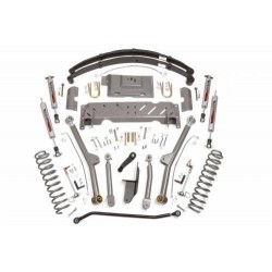 4,5" Long Arm Rough Country Lift Kit Suspension - Jeep Cherokee XJ