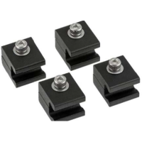 BASE RACK ALUMINIUM BLOCKS WITH SCREW, 4 UNITS