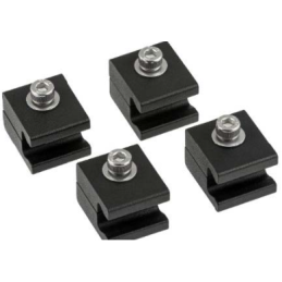 BASE RACK ALUMINIUM BLOCKS WITH SCREW, 4 UNITS