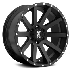 Alloy Wheel 8x18" 5x127 ET35 XD Series Model 818 Black - Jeep Wrangler JK