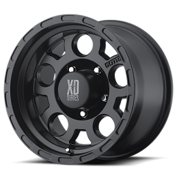 Alloy wheel 9x18" 5x127 ET0 XD Series Model 122 Black - Jeep Wrangler JK