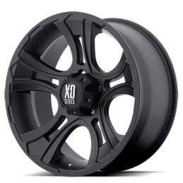 Alloy Wheel 9x18" 5x127 ET0 XD Series Model 801 Black - Jeep Wrangler JK