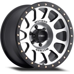 Alloy Wheel 8.5x17" 5x127 ET 0 NV 305 Machined Matte Black Lip Method - Jeep Wrangler JK