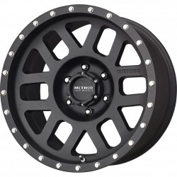 Alloy Wheel 8.5x17" 5x127 ET 0 Mesh Satin Black 306 Method - Jeep Wrangler JK