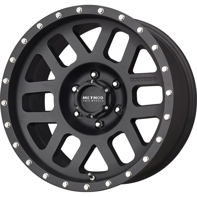 Alloy Wheel 8.5x17" 5x127 ET 0 Mesh Satin Black 306 Method - Jeep Wrangler JK Alloy Wheel 8.5x17" 5x127 ET 0 Mesh Satin Black 306 Method - Jeep Wrangler JK