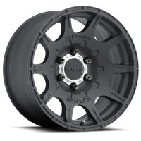 Alloy Wheel 8.5x17" 5x127 ET 0 308 Matte Black Finish Method - Jeep Wrangler JK