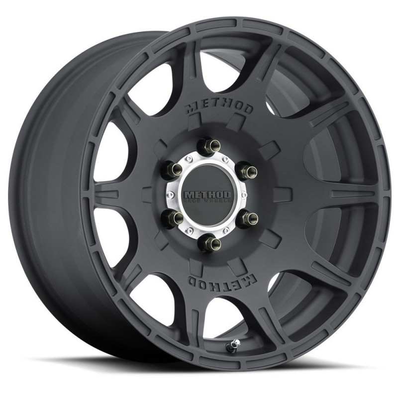 Alloy Wheel 8.5x17" 5x127 ET 0 308 Matte Black Finish Method - Jeep Wrangler JK Alloy Wheel 8.5x17" 5x127 ET 0 308 Matte Black Finish Method - Jeep Wrangler JK