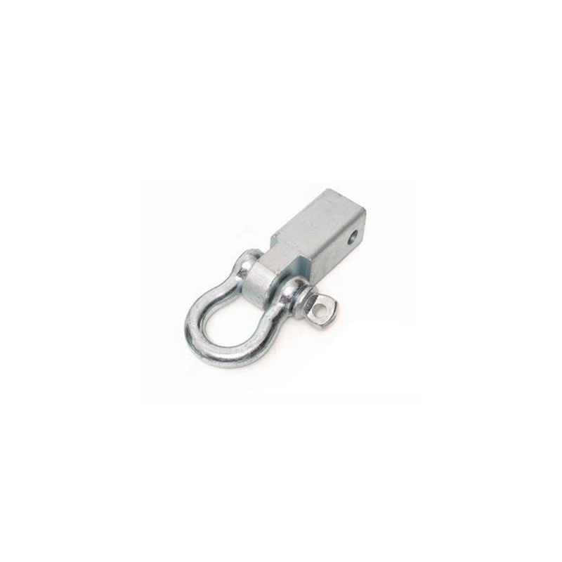 RECEIVER MOUNTED D-RING SHACKLE SILVER SMITTYBILT RECEIVER MOUNTED D-RING SHACKLE SILVER SMITTYBILT