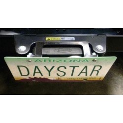 LICENSE PLATE RETAINER BRACKET BLACK DAYSTAR