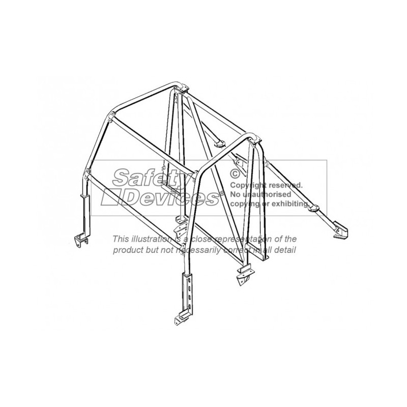 SAFETY DEVICES ROLL CAGE DEFENDER 90 HARD TOP SAFETY DEVICES ROLL CAGE DEFENDER 90 HARD TOP
