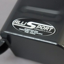 LAND ROVER HEADER TANK BLACK