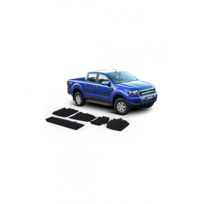 Protetor de motor RIVAL kit c/ tanque Ford Ranger Protetor de motor RIVAL kit c/ tanque Ford Ranger